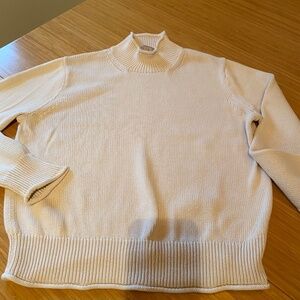 J.Crew rollneck cotton sweater